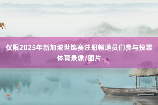 仅限2025年新加坡世锦赛注册畅通员们参与投票体育录像/图片
