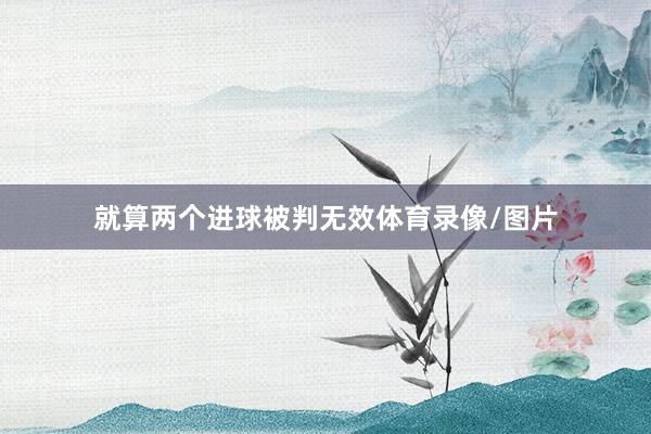就算两个进球被判无效体育录像/图片