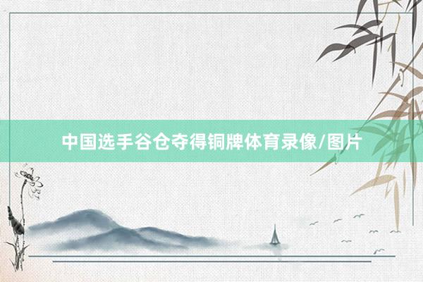 中国选手谷仓夺得铜牌体育录像/图片